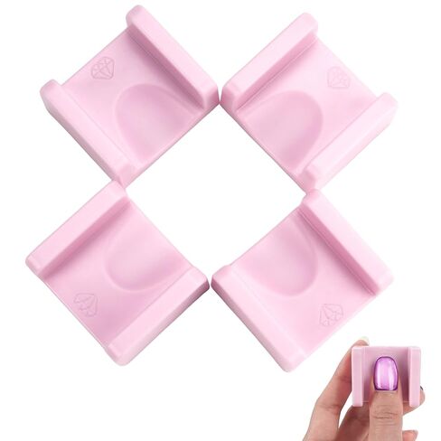 مغناطيس حدوة الحصان للأظافر المخملية لعين القطة، مغناطيس على شكل حرف U للأظافر، أداة طلاء أظافر مغناطيسية لتأثير عين القطة المخملية، قوة سحب قوية N48، هدية للنساء، وردي، عبوتان in Kuwait