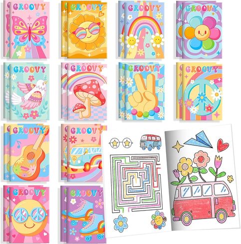 BenLouis 24 Pcs Jungle Safari Mini Coloring Books Kids Zoo Animals Party Favors Small Activity Books Bulk for Kids Wild One Birthday Goodie Bags Stuffers Return Gifts Classroom Travel in Kuwait