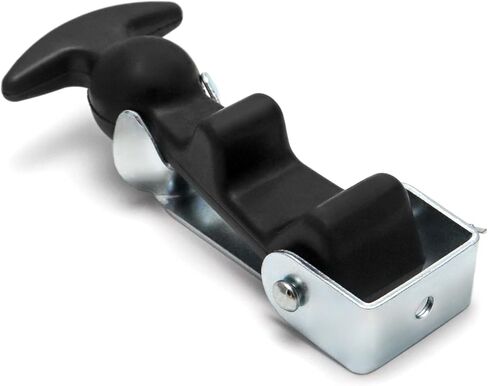 QWORK 4 Packs Rubber Hood Catch Flexible T-Handle Hasp Rubber Flexible Draw Latches for Tool Box, Hood, Vehicle Engine in Kuwait