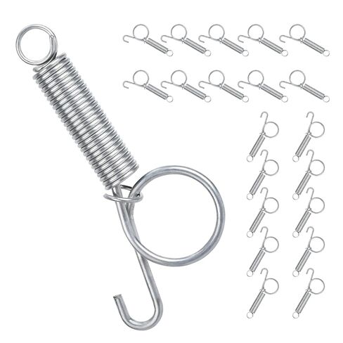 10 Pack Multi-Functional Metal Finger Spring Latch Hook for Rabbit Cage Door Dog Crate Lock Cat Door Latch for Fixing Small Animal, Rabbit, Dog, Parrot, Guinea Pig,Squirrel in Kuwait