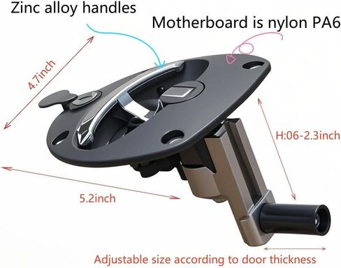 Single Point Compression Latch for Underbody Truck Tool Box ， Gasket and Cylinder with Keys, Replacement Latch for Universal Toolbox Door Locks Truck Boxes Locks (Black+Silver) in Kuwait