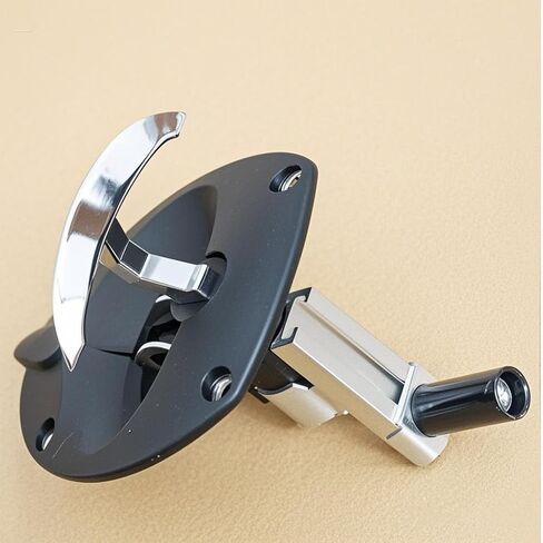 Single Point Compression Latch for Underbody Truck Tool Box ， Gasket and Cylinder with Keys, Replacement Latch for Universal Toolbox Door Locks Truck Boxes Locks (Black+Silver) in Kuwait