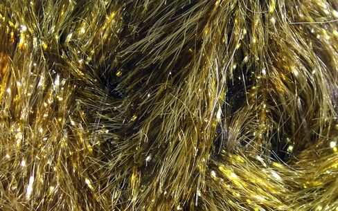 Hareline Chocklett's Finesse Body Chenille Yellow Large 1.25 inch in Kuwait