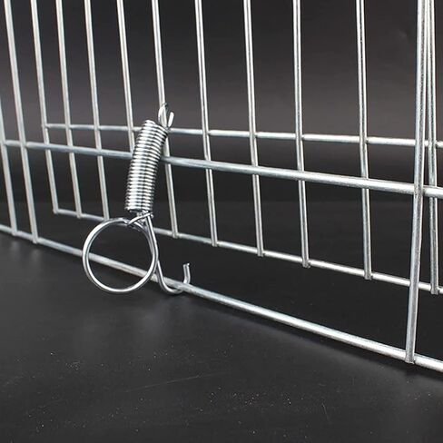60 Pcs Spring Latch Hook Metal Finger Spring Latch Hook Rabbit Cage Door Fixed Multifunction Stainless Steel Rabbit Cage Door s in Saudi Arabia