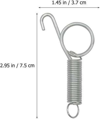 60 Pcs Spring Latch Hook Metal Finger Spring Latch Hook Rabbit Cage Door Fixed Multifunction Stainless Steel Rabbit Cage Door s in Saudi Arabia