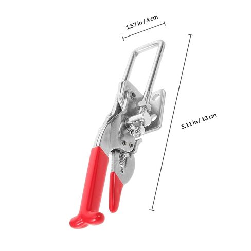 Luxshiny Heavy Duty Rubber T-Handle Hood Lock with Elastic Shock Absorption for Engine Covers, Stainless Steel Toolbox and Vehicle Hold-Down Lock Suitable for Industrial and Automotive Use in Kuwait