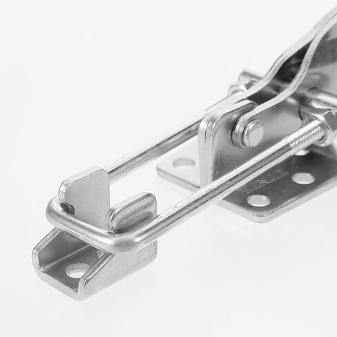 Luxshiny Heavy Duty Rubber T-Handle Hood Lock with Elastic Shock Absorption for Engine Covers, Stainless Steel Toolbox and Vehicle Hold-Down Lock Suitable for Industrial and Automotive Use in Kuwait