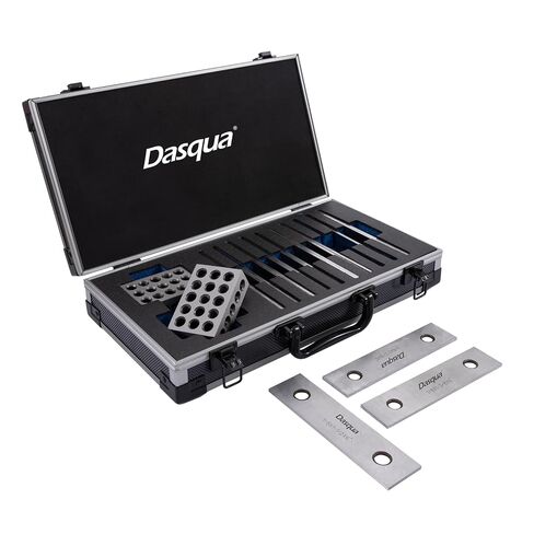 Dasqua 1-2-3 Blocks & Thin Parallel Set - 10PC Hardened Alloy Steel, Precision Ground to 0.0002" Tolerance for Machinist Layout in Saudi Arabia