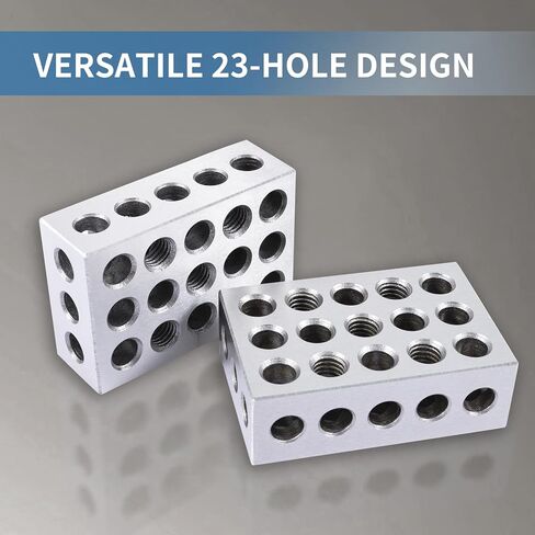 Dasqua 1-2-3 Blocks & Thin Parallel Set - 10PC Hardened Alloy Steel, Precision Ground to 0.0002" Tolerance for Machinist Layout in Saudi Arabia