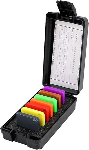 COYEUX Shore Hardness Test Block Type A, 7 Block Rubber Hardness Tester, Range is 30HSA -90HSA, for Elastomer, Soft Rubber in Kuwait