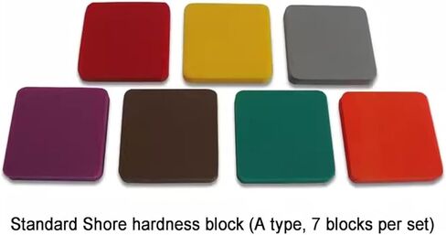 COYEUX Shore Hardness Test Block Type A, 7 Block Rubber Hardness Tester, Range is 30HSA -90HSA, for Elastomer, Soft Rubber in Kuwait