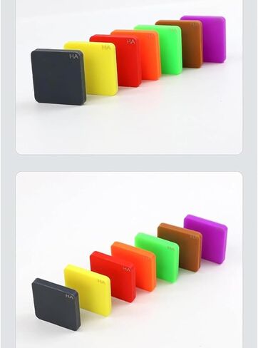 COYEUX Shore Hardness Test Block Type A, 7 Block Rubber Hardness Tester, Range is 30HSA -90HSA, for Elastomer, Soft Rubber in Kuwait