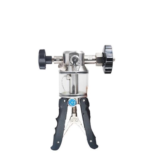 High Pressure Hydraulic Hand Pump Calibrator 0–600 kg/cm² (0–600 Bar Equivalent) | Field & Lab Calibration | SS 304 | Fine Adjust Vernier | Model SK-2300-P in Kuwait
