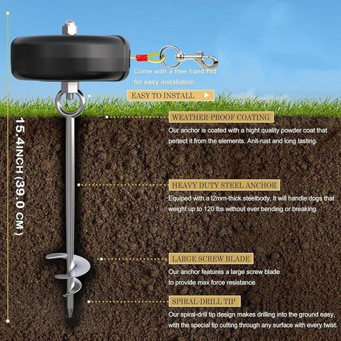 30 قدمًا من الكلب القابل للسحب من الكابل والمصادقة - لا يوجد مقود كلب قابل للسحب للكلاب بين 10-90 رطل - 360 درجة بكرة قابلة للتدوير الكلب القابلة للسحب لخسارة الفناء in Kuwait