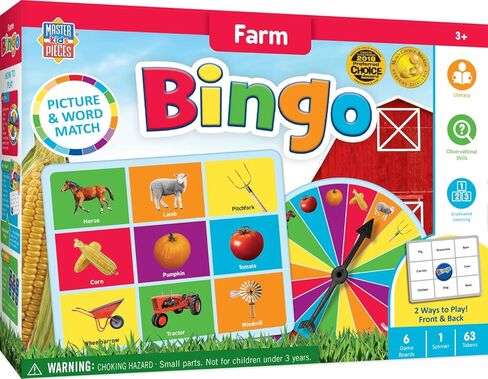 MasterPieces Kids Games - Farm Bingo Game in Kuwait