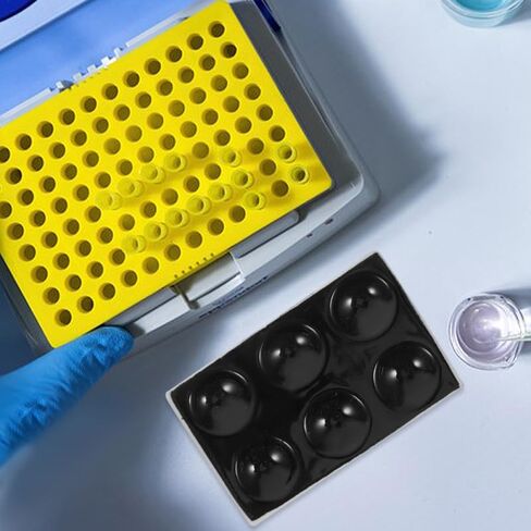 OUNONA Porcelain Spot Plates for Experiment 3.54X2.36 Inch Ceramic 6-Well Reaction Plate for Laboratory Chemical Testing and Scientific Analysis in Saudi Arabia