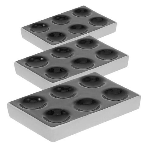 OUNONA Porcelain Spot Plates for Experiment 3.54X2.36 Inch Ceramic 6-Well Reaction Plate for Laboratory Chemical Testing and Scientific Analysis in Saudi Arabia