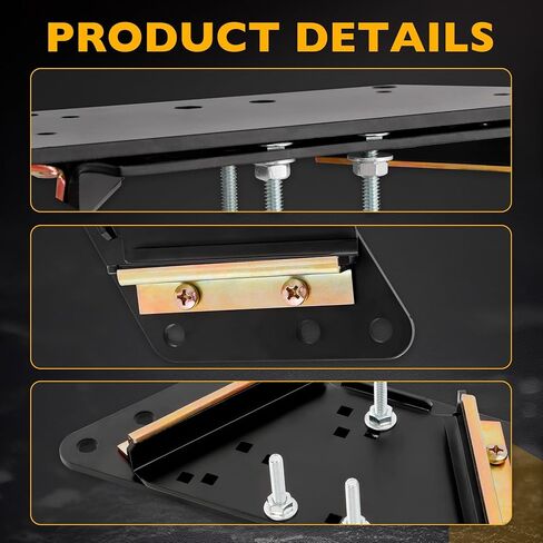 Bench Plate Set, Workbench Assembly Kit, Replace 90251, Black in Saudi Arabia