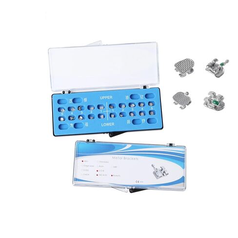 Dental Brackets Orthodontic Brace 20 Pcs Metal Bondanable Mini 022 018 345 Hook for Teeth Dental Treatment Materials (mini MBT 022) in Saudi Arabia