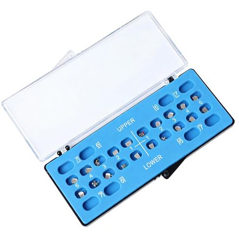 Dental Brackets Orthodontic Brace 20 Pcs Metal Bondanable Mini 022 018 345 Hook for Teeth Dental Treatment Materials (mini MBT 022) in Saudi Arabia