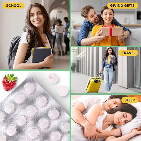 Orthodontic Wax for Braces Wax 120 Individual Hygienic Packaging Dental Wax Dots Strawberry in Saudi Arabia
