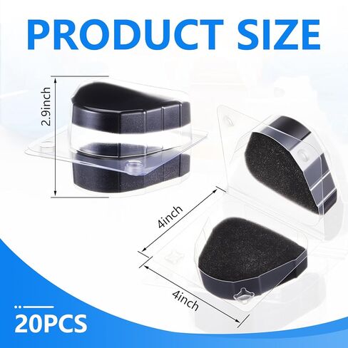 28 Pcs Dental Model Boxes & Clear Denture Transportation Boxes with Foams, Orthodontic Retainer Storage Box for Mouth Guard, Ortho Appliance Care Disposable Plastic Denture Cases in Kuwait