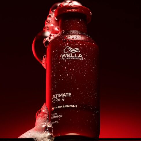 Wella Professionals ULTIMATE REPAIR Shampoo for Damaged Hair | Repairs, Strengthens, & Moisturizes with AHA & Omega-9 | For All Hair Types in Saudi Arabia