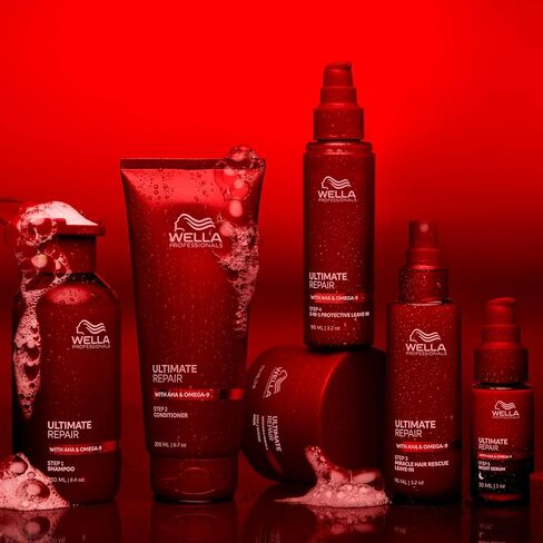 Wella Professionals ULTIMATE REPAIR Shampoo for Damaged Hair | Repairs, Strengthens, & Moisturizes with AHA & Omega-9 | For All Hair Types in Saudi Arabia