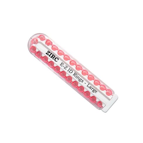 Zirc Dental 70Z200S E-Z ID أداة خواتم كبيرة نيون وردي 25/Pk in Kuwait