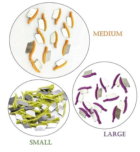 Dental Wedge Guard with Metal Plastic Knife and Protection Matrix for Teeth Interproximal Area 50pcs/box (SMALL) in Kuwait
