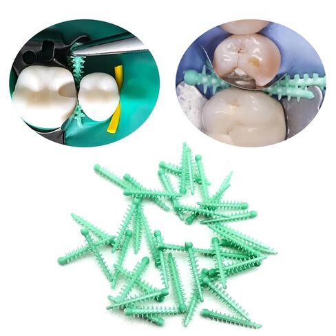 Dental Interdental Wedges Kit Adaptive Teeth Gap Wedge Tulwar/Diamond/Wedges Knife for Dental Tooth Restoration Material (Wedges MIix Kit) in Kuwait