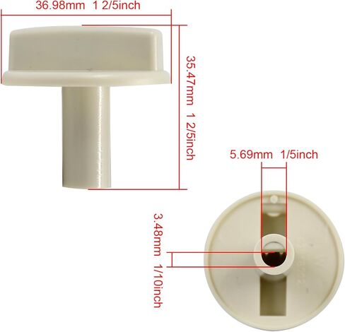 63818002 Temp Control Knob Compatible with Wall Heater TPI63818002 Household Appliance Baseboard Heater Knob Replace 63818002 in Saudi Arabia