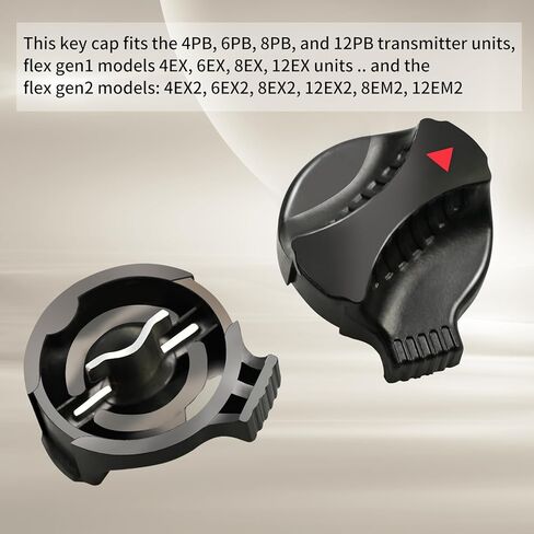 6 Pack 0-PWK-01 Start Power Button Keycap Compatible with Magnetek Transmitter Key Switch, Radio Transmitter Key Switch Button Keycap Fits 4PB,6PB,8PB,12PB TX Units Remote Controls ON/OFF Power Keycap in Kuwait