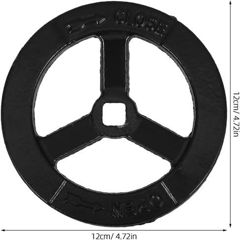 Angoily Indoor Fire Hydrant Directional Wheel Handwheel 4.72In Valve Handle Replacement for Water Shut off Hose Valve Easy Installation in Kuwait