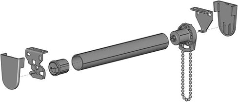 RollEase - R3 Roller Shade Clutch for 1 1/8" Tube - Natural, for Roller Shades in Saudi Arabia
