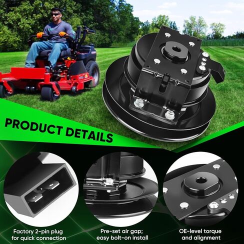 Upgraded Bearings 59118500 Electric PTO Clutch fits Ogura, Ariens Apex, Gravely ZT HD Pro-Turn Z 44 48 52 60 Replaces 53797600 05118900 Zero Turn Mower in Kuwait
