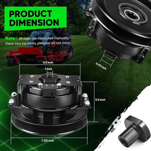 Upgraded Bearings 59118500 Electric PTO Clutch fits Ogura, Ariens Apex, Gravely ZT HD Pro-Turn Z 44 48 52 60 Replaces 53797600 05118900 Zero Turn Mower in Kuwait