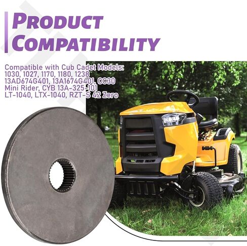 قرص فرامل 761-0202 متوافق مع MTD Cub Cadet Craftsman RZT LT LTX 42 1040 S Rider Mini CYB 325 CC30 in Kuwait