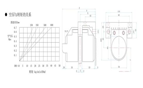 فرامل هوائية CNC سماكة القرص ثنائي النقطة 20 مم فرامل قرصية تعمل بالهواء DBK-10.2 in Kuwait