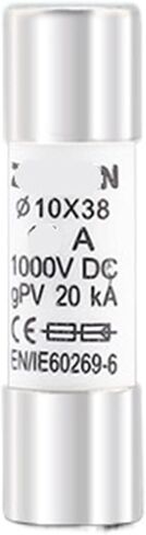 Photovoltaic PV Junction Box Fuse Holder 10A Fuse DC1000V DC Fuse core 10 * 38 Fuse Tube 32A(16A) in Saudi Arabia