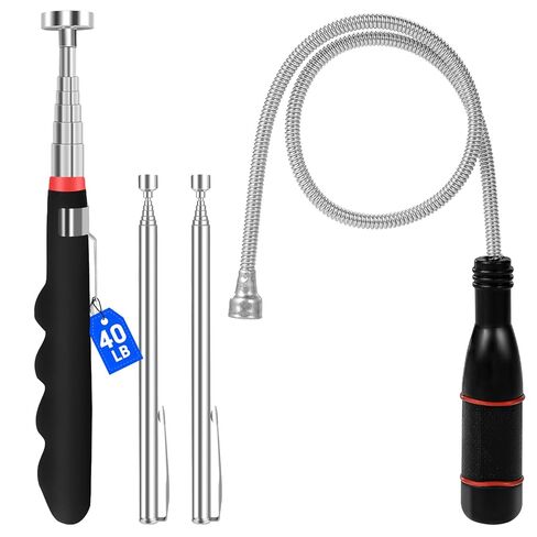 4Pcs Telescoping Magnetic Pickup Tool with 40lb Pull Force, 30in Telescopic Strong Magnet Sticks, Non-Slip Long Extendable Magnet Pickup Tools, Magnetic Nail Picker Upper in Kuwait