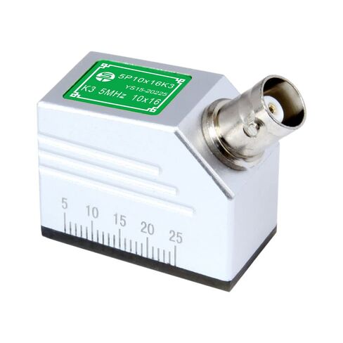 YUSHI Ultrasonic Flaw Detector Angle Beam Probes/Transducers 5 MHz Collection w/Dual Crystal/Elements for NDT Testing (5P6x6K2.5) in Saudi Arabia