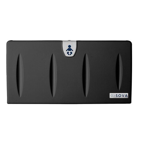 Sova Origin Horizontal Surface Mount Changing Station (EZ Mount Backer Plate Included) - Black in Kuwait