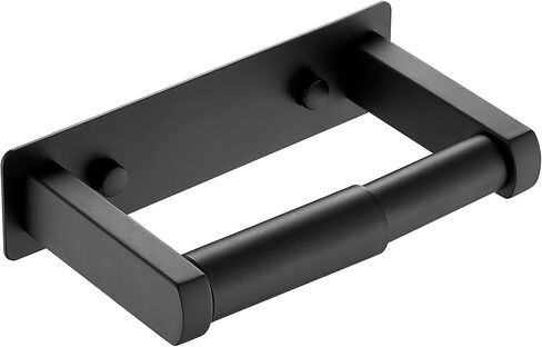 حامل ورق التواليت من النيكل المصقول، ذاتي اللصق أو برغي على الحائط، حامل مناديل المرحاض من الفولاذ المقاوم للصدأ مزدوج حامل مناديل للحمام، موزع ورق التواليت التجاري in Kuwait