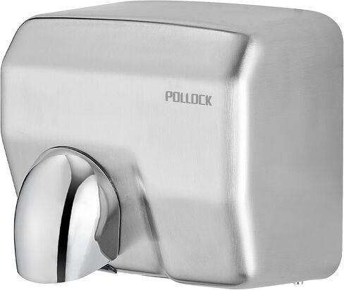 Commercial Hand Dryer Wall Mounted, Stainless Steel Electric Hand Dryer for Bathroom,1600 W Automatic High Speed Warm Wind Hand Blower, 110V Plug in, 8-10s Second Dry, for Industry Business Restrooms in Kuwait