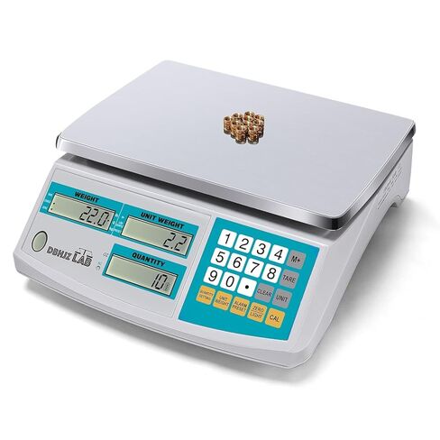 Industrial Counting Scale 30kg/66lb x 0.1g Digital Inventory Counting Scale High Precision Electronic Gram Scale with Battery DC/AC Power for Parts Jewelry Coins (g/kg/lb/oz) in Saudi Arabia