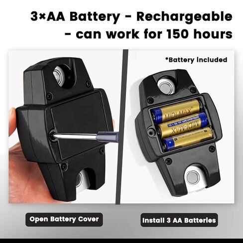 مقياس معلق رقمي، مقياس رافعة 880 رطل/400 كجم، مقياس معلق رقمي محمول، مقياس رافعة صغير مع شاشة LCD وخطافات، جسم من سبائك الألومنيوم للصيد، في الهواء الطلق، صيد الأسماك، المزرعة (أسود) in Kuwait