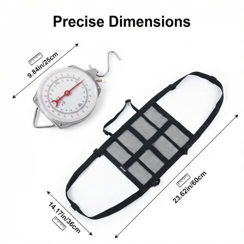 ميزان تعليق ميكانيكي بوزن 440 رطل مع حبال العجل | مجموعة وزن الحيوانات 2 في 1 للعجول والماعز والأغنام والكلاب | قرص زنبركي عالي التحمل وسهل القراءة لمزرعة المزرعة. in Kuwait