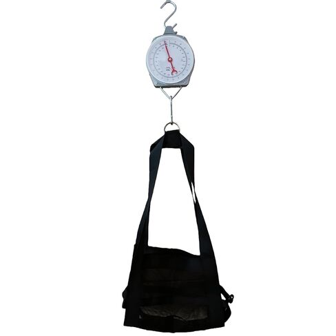 ميزان تعليق ميكانيكي بوزن 440 رطل مع حبال العجل | مجموعة وزن الحيوانات 2 في 1 للعجول والماعز والأغنام والكلاب | قرص زنبركي عالي التحمل وسهل القراءة لمزرعة المزرعة. in Kuwait