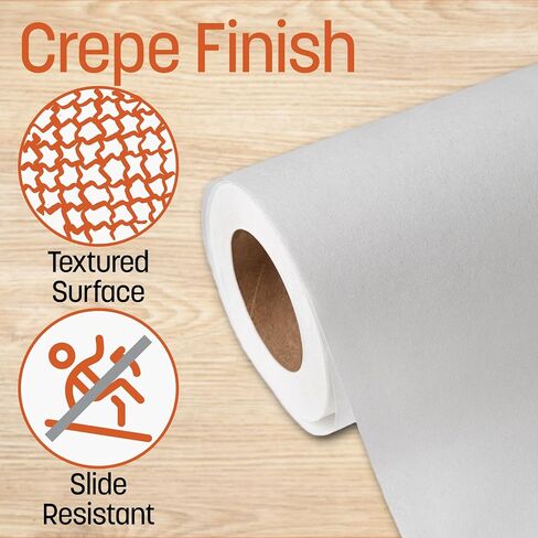 Caring Medical Exam Table Paper, Crepe Table Paper, 18 inches X 125 feet, Case of 12 Rolls, Ideal for Doctor Offices, Crafts, Spas, Tattoo Parlors, and more, Hygienic Disposable Surface Protection in Kuwait